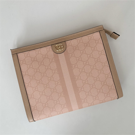 gu.cci ophidia gg pouch S*p*e canvas dusty pink 625549