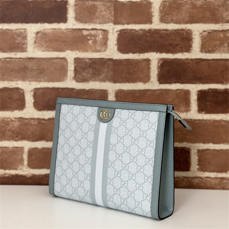 gu.cci ophidia gg pouch S*p*e canvas grey blue 625549