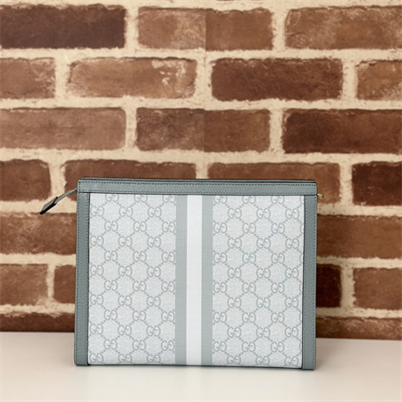 gu.cci ophidia gg pouch S*p*e canvas grey blue 625549