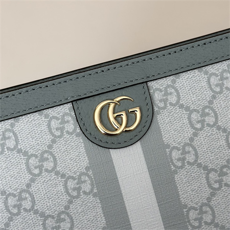 gu.cci ophidia gg pouch S*p*e canvas grey blue 625549