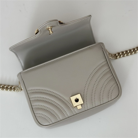 Gu.cci GG Marmont  MINI TOP HANDLE BAG Lt Grey 811238