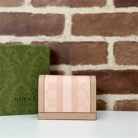 gu.cci ophidia gg card case wallet S*p*e canvas dusty pink 523155