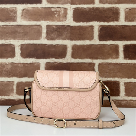 Gu.cci Ophidia GG Mini Shoulder Bag Dusty Pink 772239