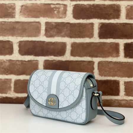 Gu.cci Ophidia GG Mini Shoulder Bag Dusty Blue 772239