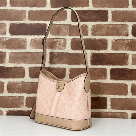 gu.cci ophidia gg small shoulder bag S*p*e canvas dusty pink 781402