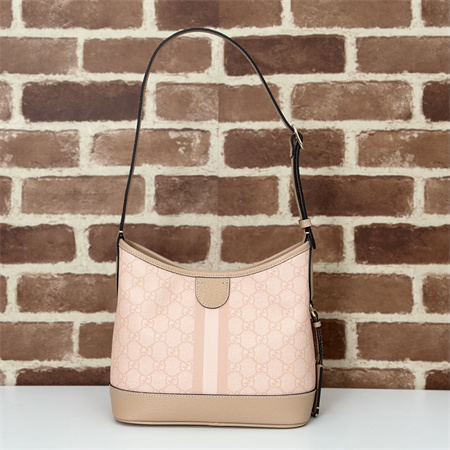 gu.cci ophidia gg small shoulder bag S*p*e canvas dusty pink 781402