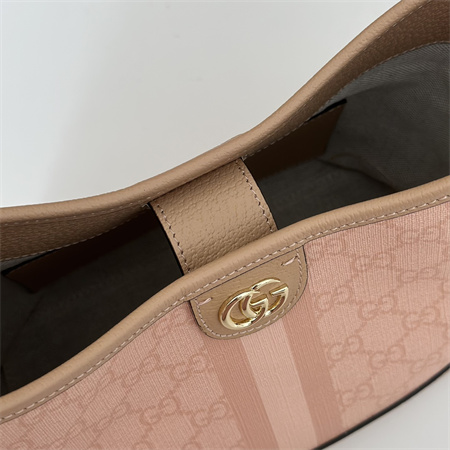gu.cci ophidia gg small shoulder bag S*p*e canvas dusty pink 781402