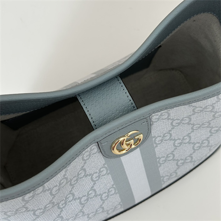 gu.cci ophidia gg small shoulder bag S*p*e canvas dusty blue 781402