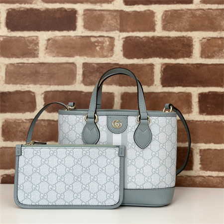 G*u*i ophidia mini tote bag dusty blue 811716