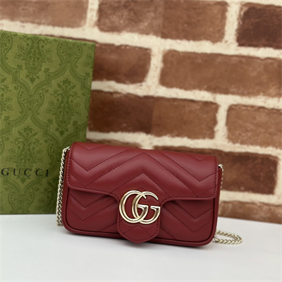 G*u*i gg marmont  mini bag burgundy 476433