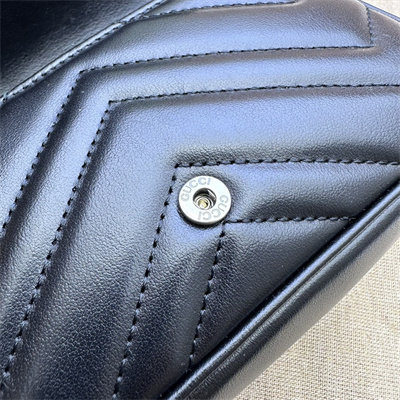 Gu.cci GG Marmont  Mini Bag Black  476433