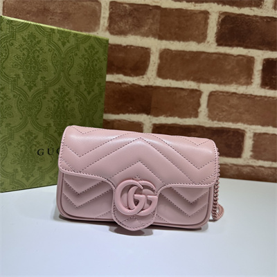 Gu.cci GG Marmont  Mini Bag Pink 476433