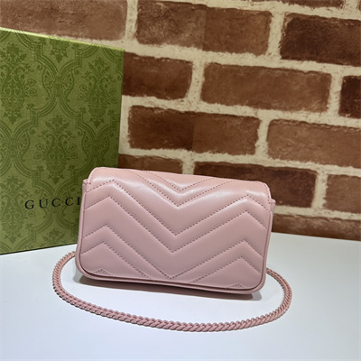 Gu.cci GG Marmont  Mini Bag Pink 476433