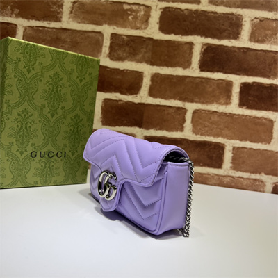 G*u*i gg marmont  mini bag purple 476433