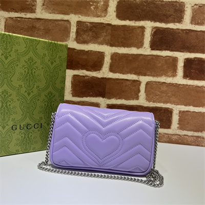 G*u*i gg marmont  mini bag purple 476433