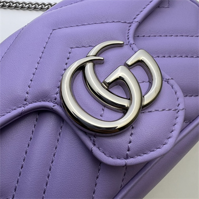 G*u*i gg marmont  mini bag purple 476433