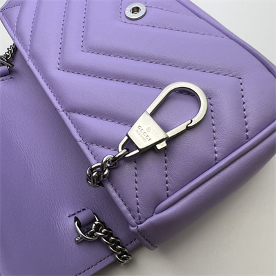 G*u*i gg marmont  mini bag purple 476433