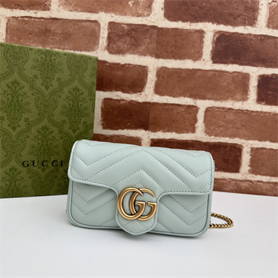 G*u*i gg marmont  mini bag pale green 476433