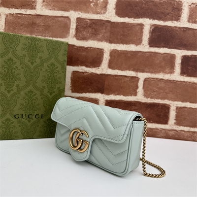 G*u*i gg marmont  mini bag pale green 476433