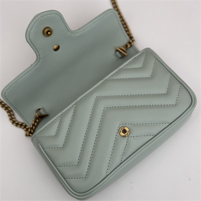 G*u*i gg marmont  mini bag pale green 476433