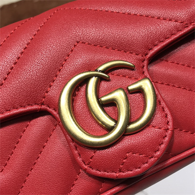 G*u*i gg marmont  mini bag red 476433
