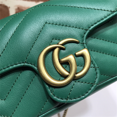 G*u*i gg marmont mini bag green 476433