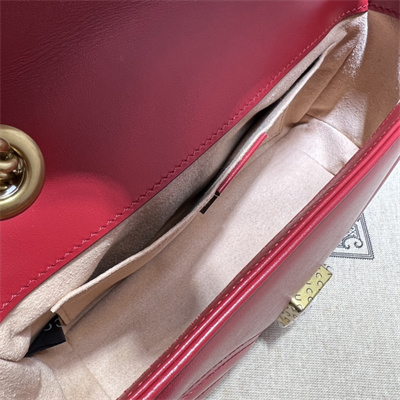 Gu.cci GG Marmont Small Shoulder Bag Red 446744