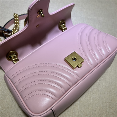 Gu.cci GG Marmont  Small  Shoulder Bag Pink 446744