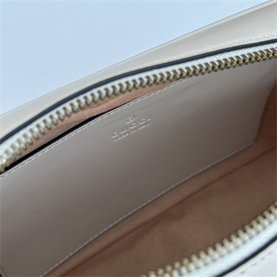 Gu.cci GG Marmont Small Shoulder Bag White 447632