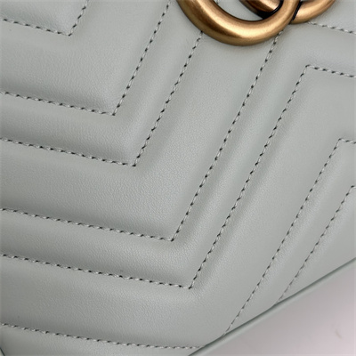 Gu.cci GG Marmont Small Shoulder Bag Lt Green 447632