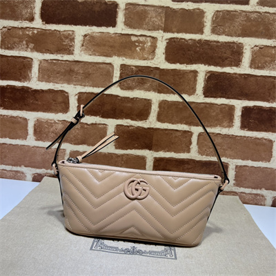 Gu.cci GG Marmont Shoulder Bag Rose Beige 739166