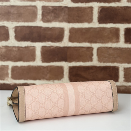 gu.cci ophidia gg small shoulder bag S*p*e canvas dusty pink 503877