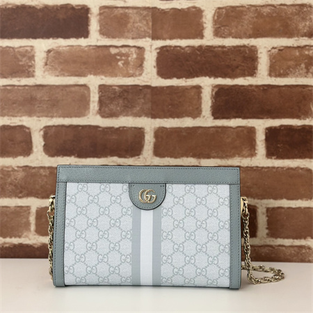 gu.cci ophidia gg small shoulder bag S*p*e canvas dusty blue 503877