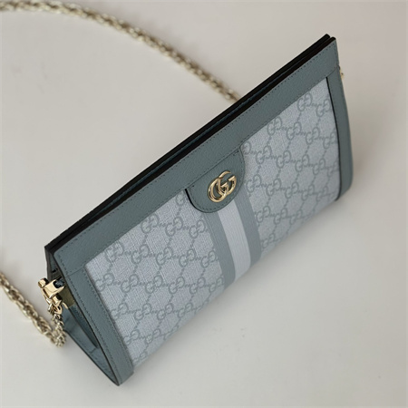 gu.cci ophidia gg small shoulder bag S*p*e canvas dusty blue 503877