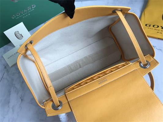 Go*ard rouette souple bag Go*ardine canvas & chevroches calfskin