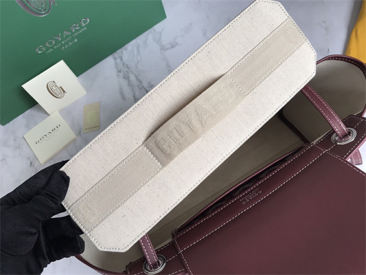 Go*ard rouette souple bag Go*ardine canvas & chevroches calfskin