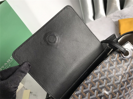 Go*ard rouette souple bag Go*ardine canvas & chevroches calfskin