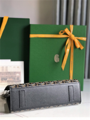 Go*ard rouette structure pm bag in Go*ardine canvas & chevroches calfskin