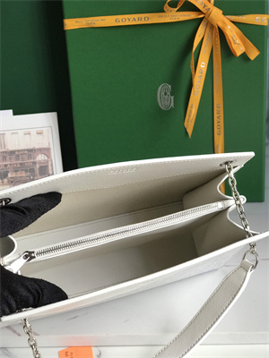 Go*ard rouette structure pm bag in Go*ardine canvas & chevroches calfskin