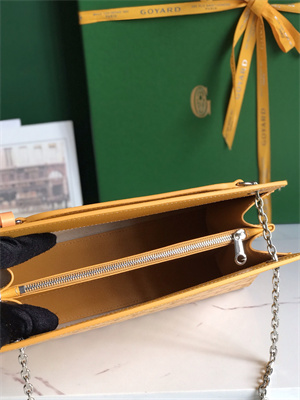 Go*ard rouette structure pm bag in Go*ardine canvas & chevroches calfskin