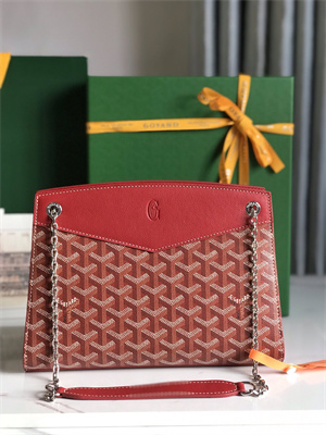 Go*ard rouette structure pm bag in Go*ardine canvas & chevroches calfskin