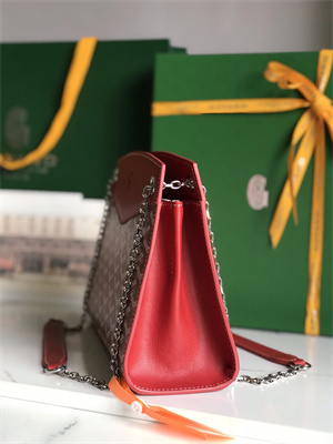 Go*ard rouette structure pm bag in Go*ardine canvas & chevroches calfskin