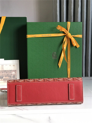 Go*ard rouette structure pm bag in Go*ardine canvas & chevroches calfskin