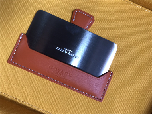 Go*ard muse vanity case in Go*ardine canvas & cervon calfskin
