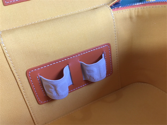 Go*ard muse vanity case in Go*ardine canvas & cervon calfskin