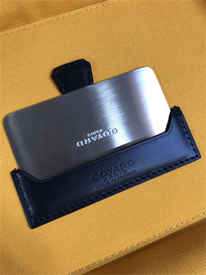 Go*ard muse vanity case in Go*ardine canvas & cervon calfskin