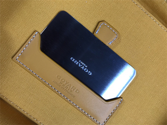 Go*ard muse vanity case in Go*ardine canvas & cervon calfskin