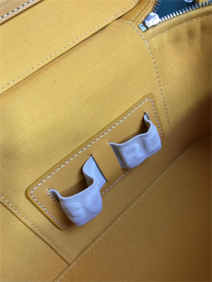 Go*ard muse vanity case in Go*ardine canvas & cervon calfskin