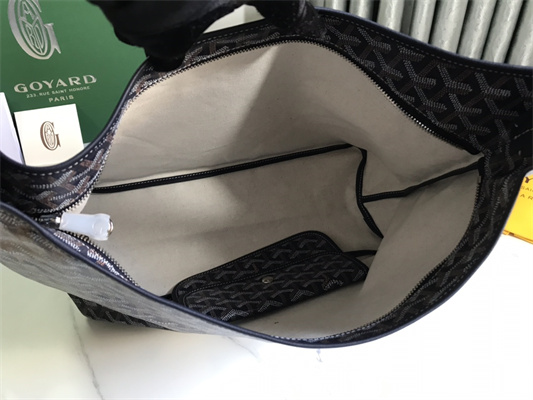 Go*ard bohème hobo bag Go*ardine canvas & chevroches calfskin