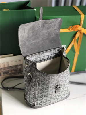 Go*ard alpin mini backpack Go*ardine canvas & chevroches calfskin